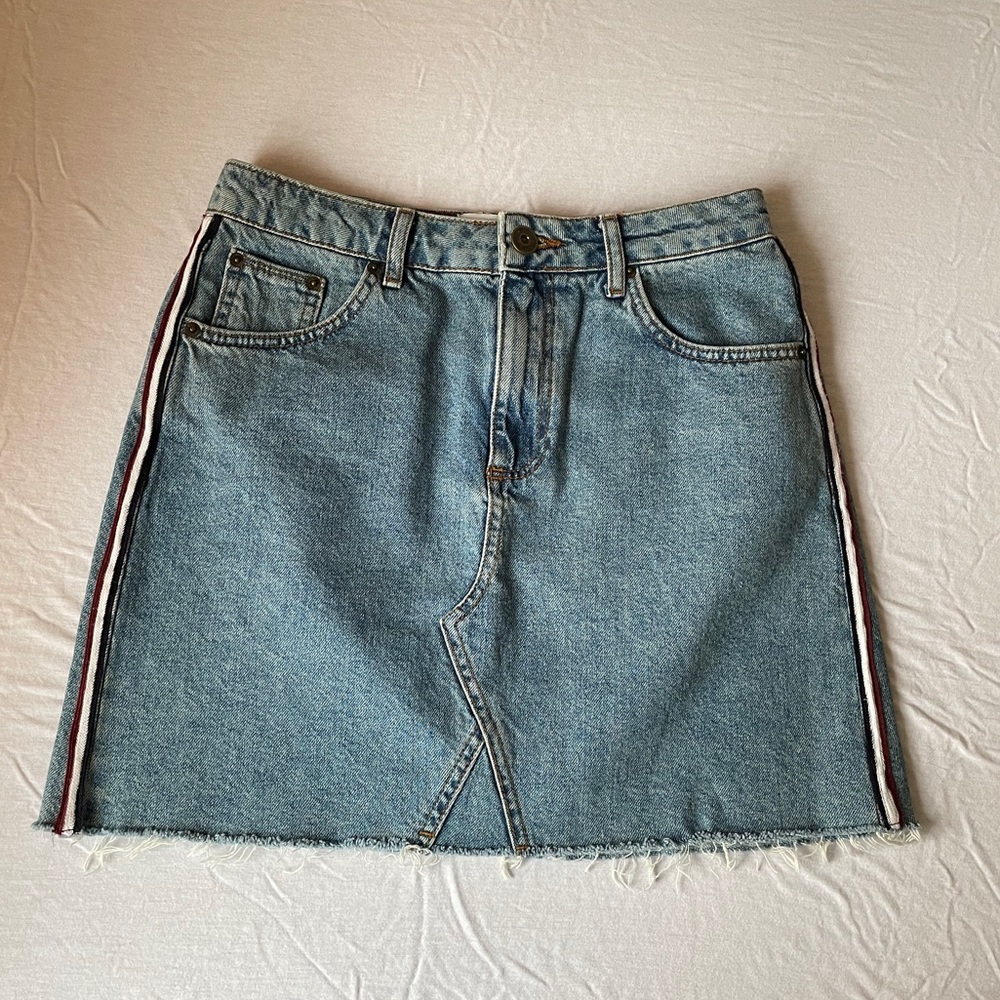 BDG Urban Outfitters Raw Hem Denim Skirt